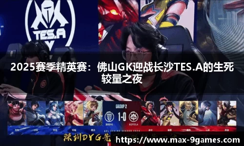 2025赛季精英赛：佛山GK迎战长沙TES.A的生死较量之夜
